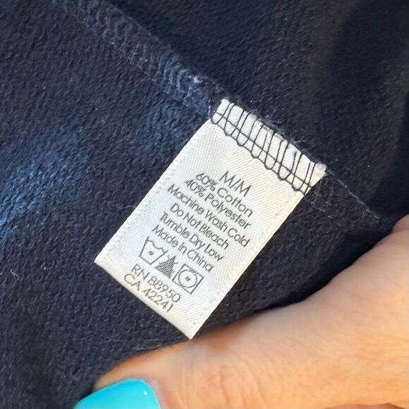 P.J. Salvage Sherpa Trim Zip-Up Hoodie Sweatshirt Women's Medium - Picture 6 of 10